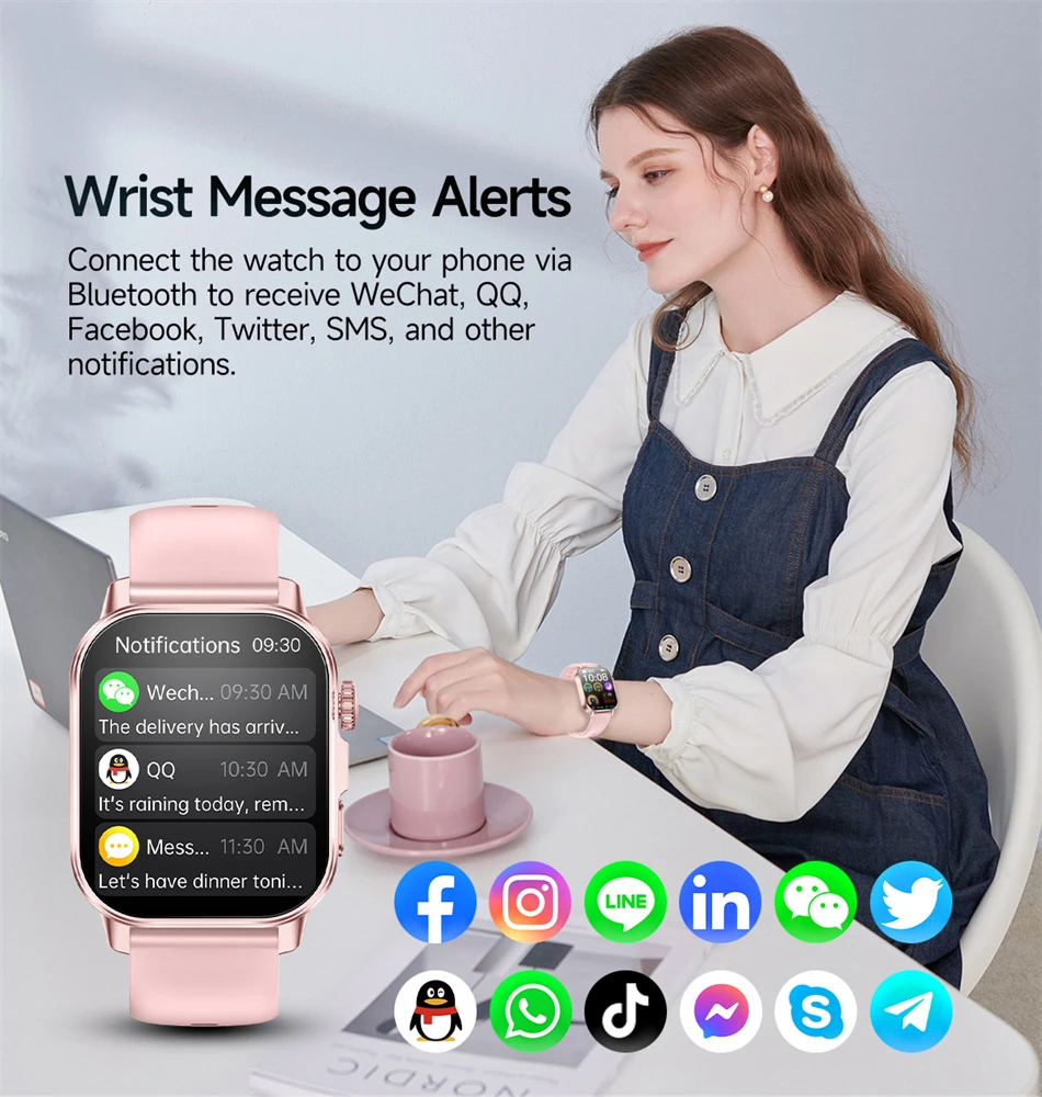 New Men Accurate Health Diagnosis ECG Smart Watch Blood Pressure Blood Oxygen Blood Fat Uric Acid Temp Bluetooth call Smartwatch