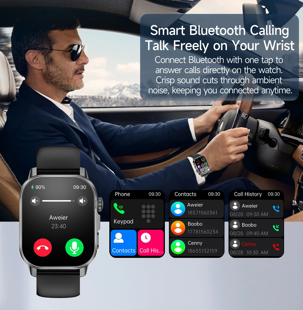 New Men Accurate Health Diagnosis ECG Smart Watch Blood Pressure Blood Oxygen Blood Fat Uric Acid Temp Bluetooth call Smartwatch