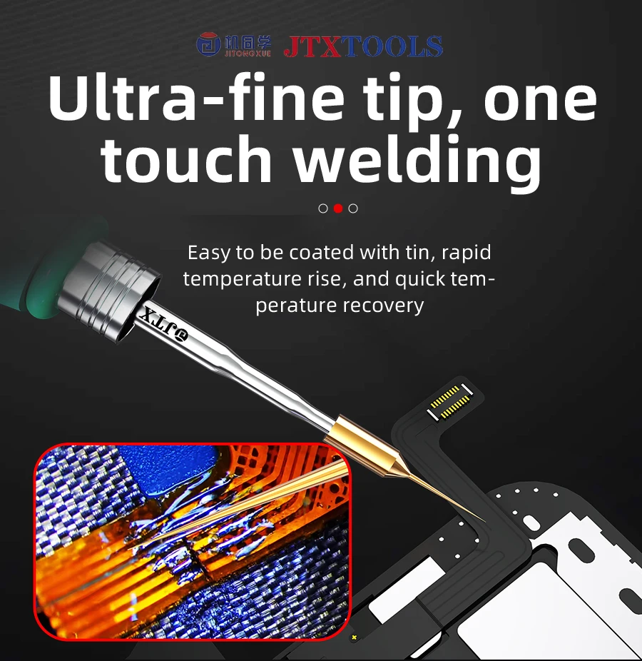 NEW 0.1mm Ultra-Fine Soldering Iron Tip Special For Screen Jumper Suitable For 210 Series Soldering Iron Tips JTX S1