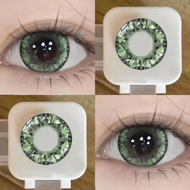 JeweLens 2pcs Diamond Cosplay Nightclub Party Contact Lenses Luxury Cosmetic Eye Softlens