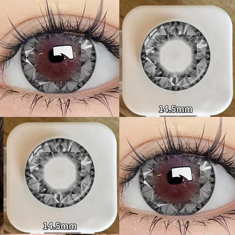 JeweLens 2pcs Diamond Cosplay Nightclub Party Contact Lenses Luxury Cosmetic Eye Softlens
