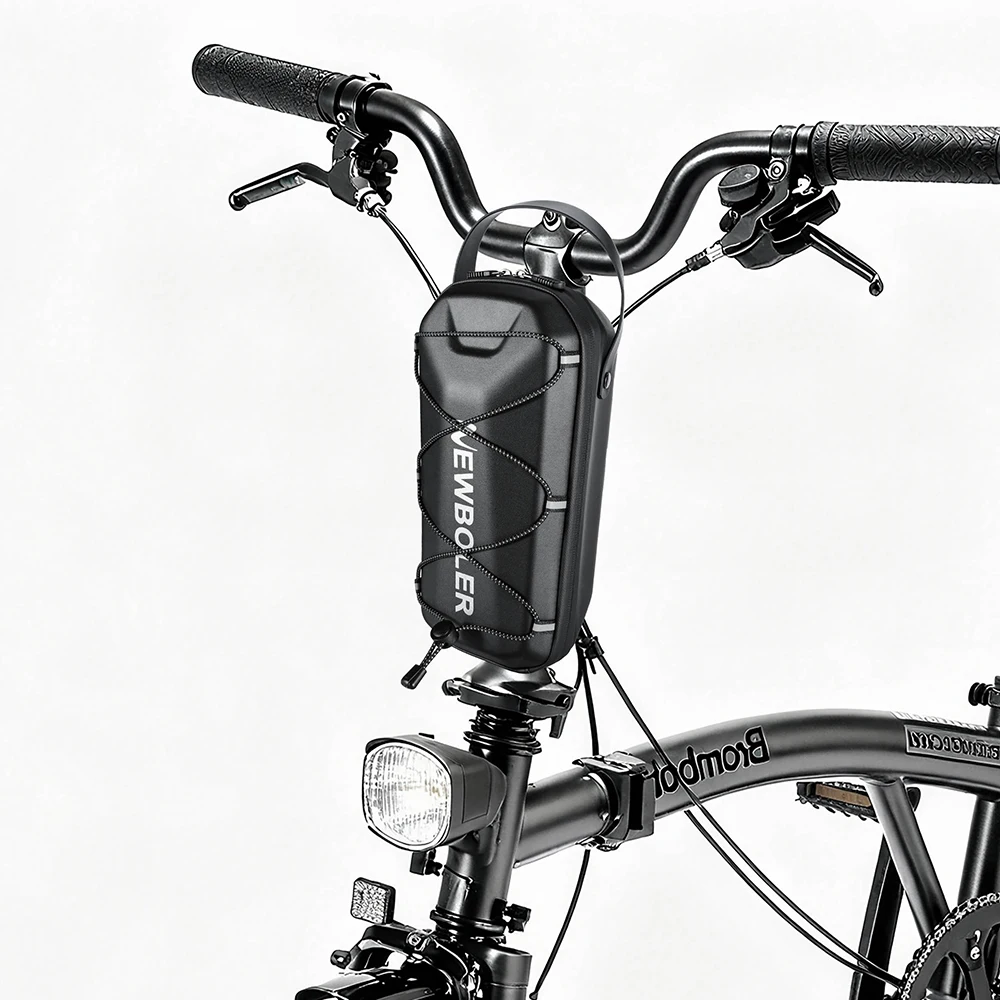 NEWBOLER 3L/5L Electric Scooter EVA Hard Shell Hanging Bag Headband Folding Electric Bicycle Quick Release Electric Scooter Bag