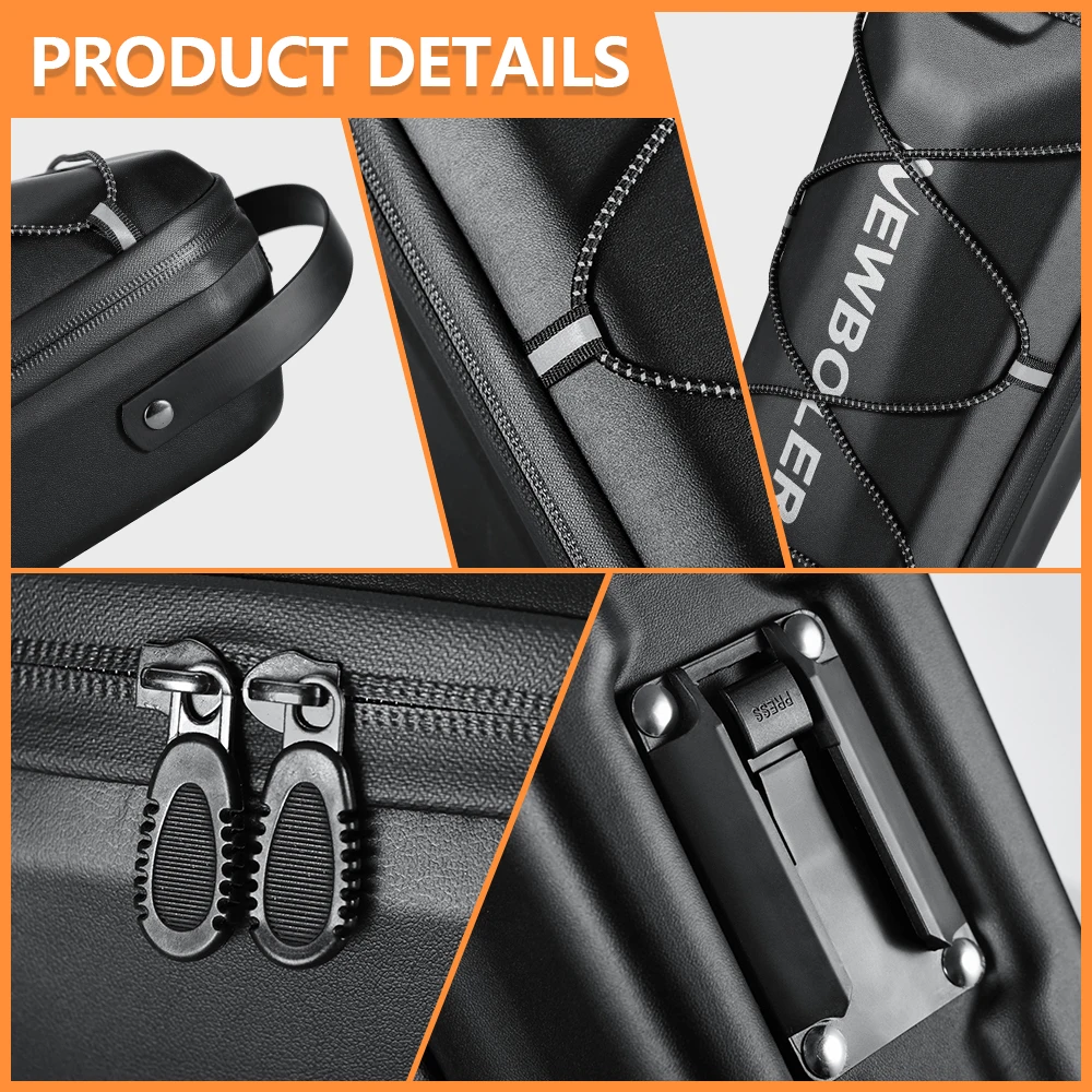 NEWBOLER 3L/5L Electric Scooter EVA Hard Shell Hanging Bag Headband Folding Electric Bicycle Quick Release Electric Scooter Bag