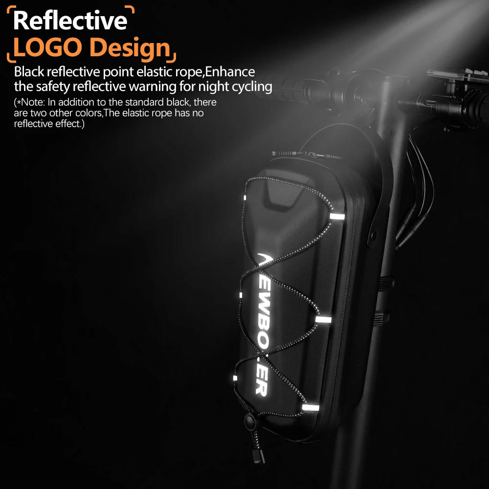 NEWBOLER 3L/5L Electric Scooter EVA Hard Shell Hanging Bag Headband Folding Electric Bicycle Quick Release Electric Scooter Bag
