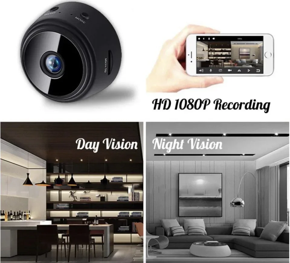 A9 Camera HD Wireless Network WIFI Home Camera 1080p Outdoor Sports Night Vision Infrared Camera