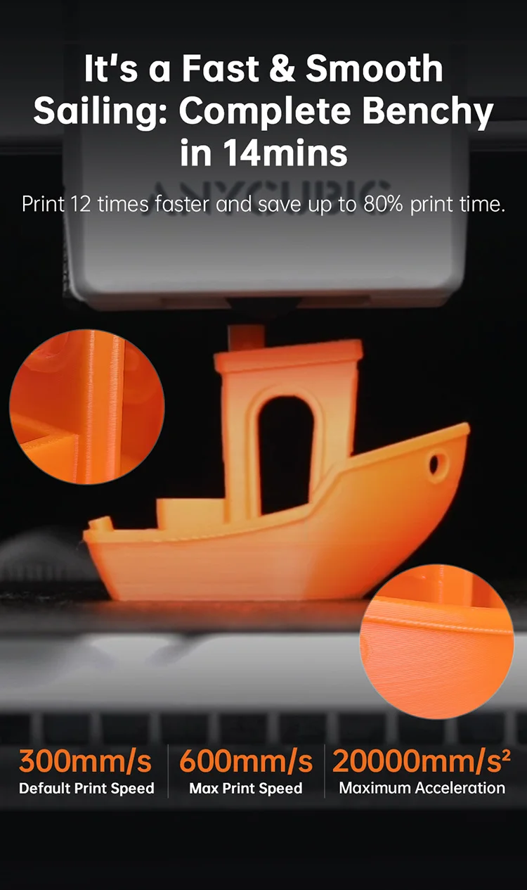 NEW ANYCUBIC Kobra X Multi-color 3D Printer Built in 4 Color Soft & Hard Materail Printing Max 600mm/s Print Speed 3D Printer