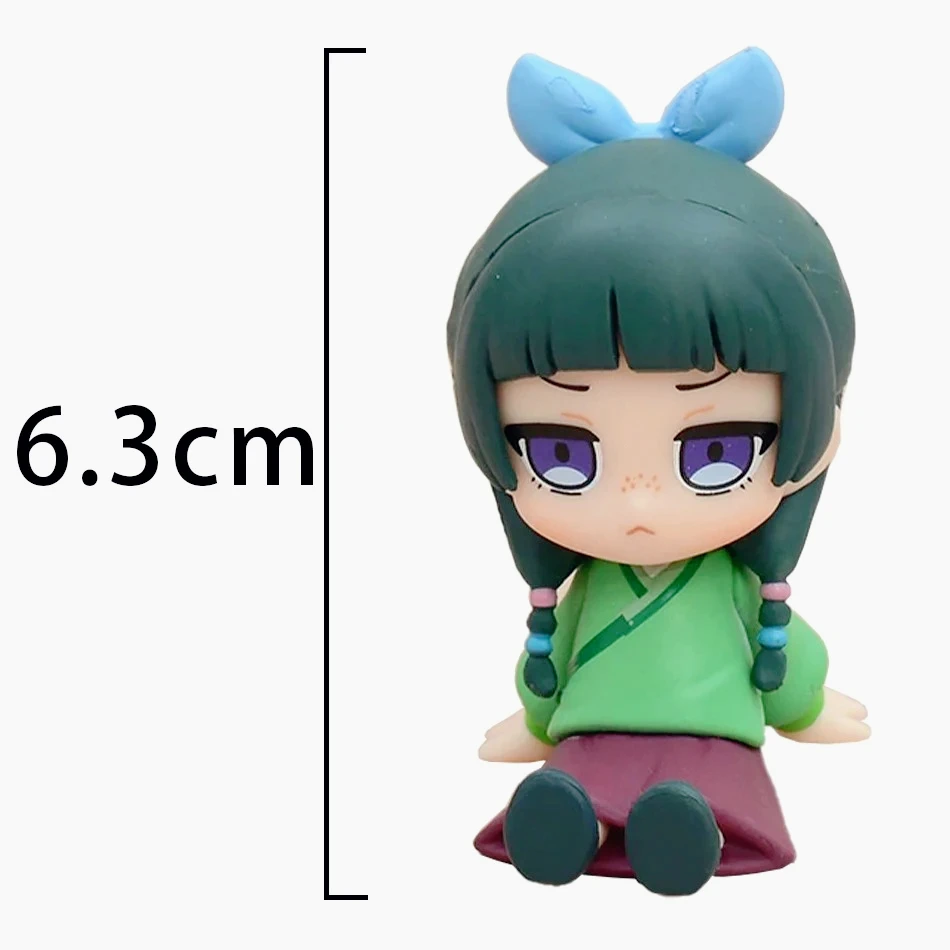 Q Version The Apothecary Diaries Maomao Jinshi Mini Anime Figure Toy Periphery Kawaii Sitting Desktop Car Ornaments Model Gifts
