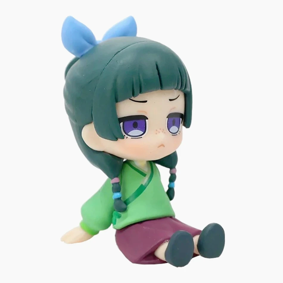 Q Version The Apothecary Diaries Maomao Jinshi Mini Anime Figure Toy Periphery Kawaii Sitting Desktop Car Ornaments Model Gifts