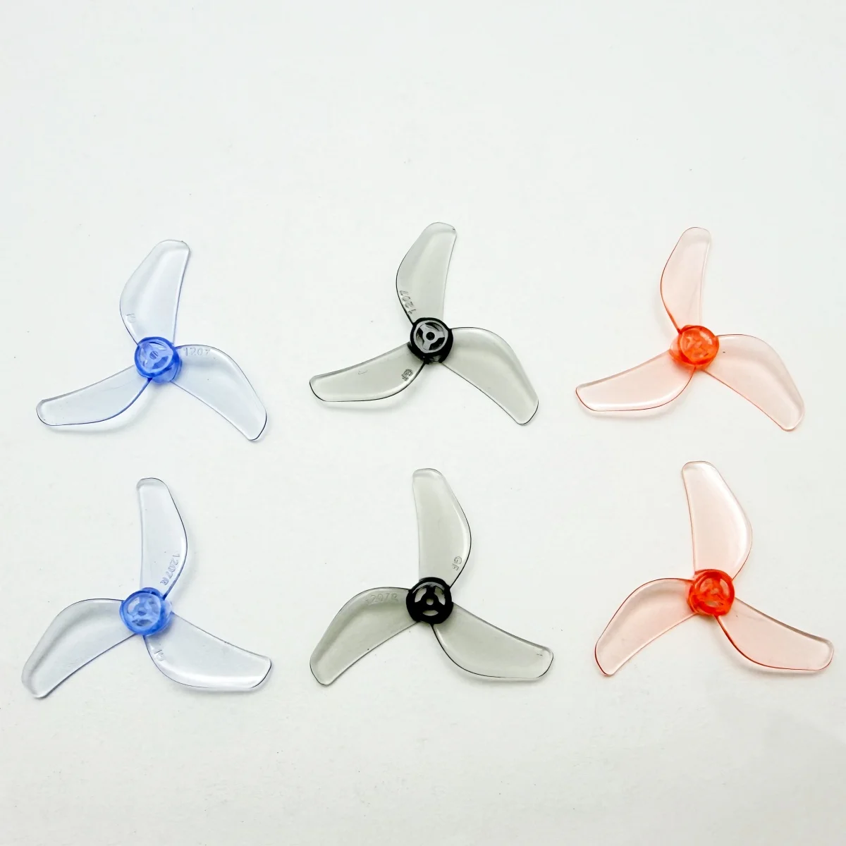 4Pairs/8PCS Gemfan 1207 31mm 3-Blade PC Propeller 1.0mm for RC Drone Tinywhook Air65 DIY Parts