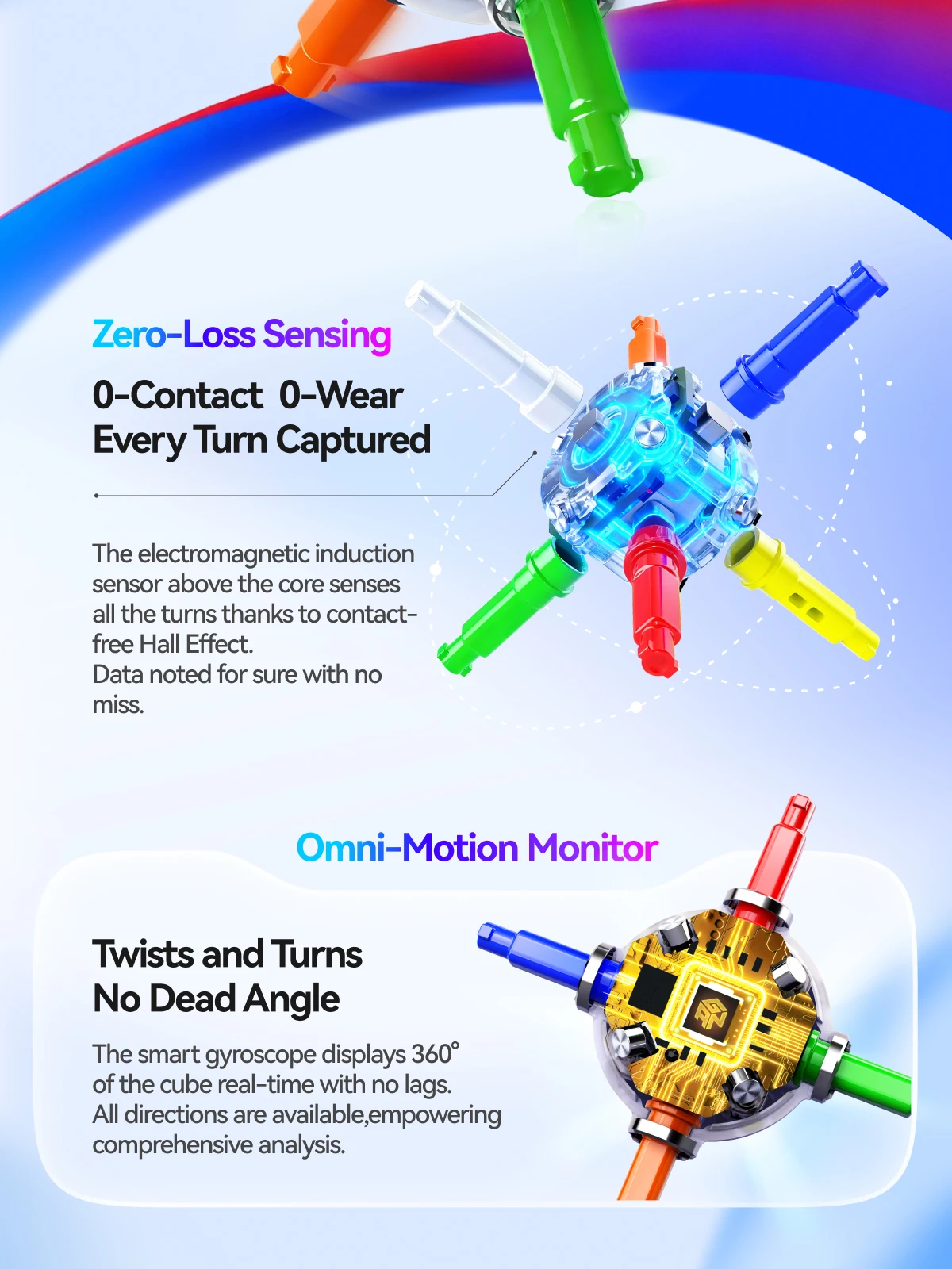 [JudyCube] GAN I4 Intelligent Flagship 3X3 Magnetic Smooth Competition Online PK Puzzle Toy GAN Smart Cube I4