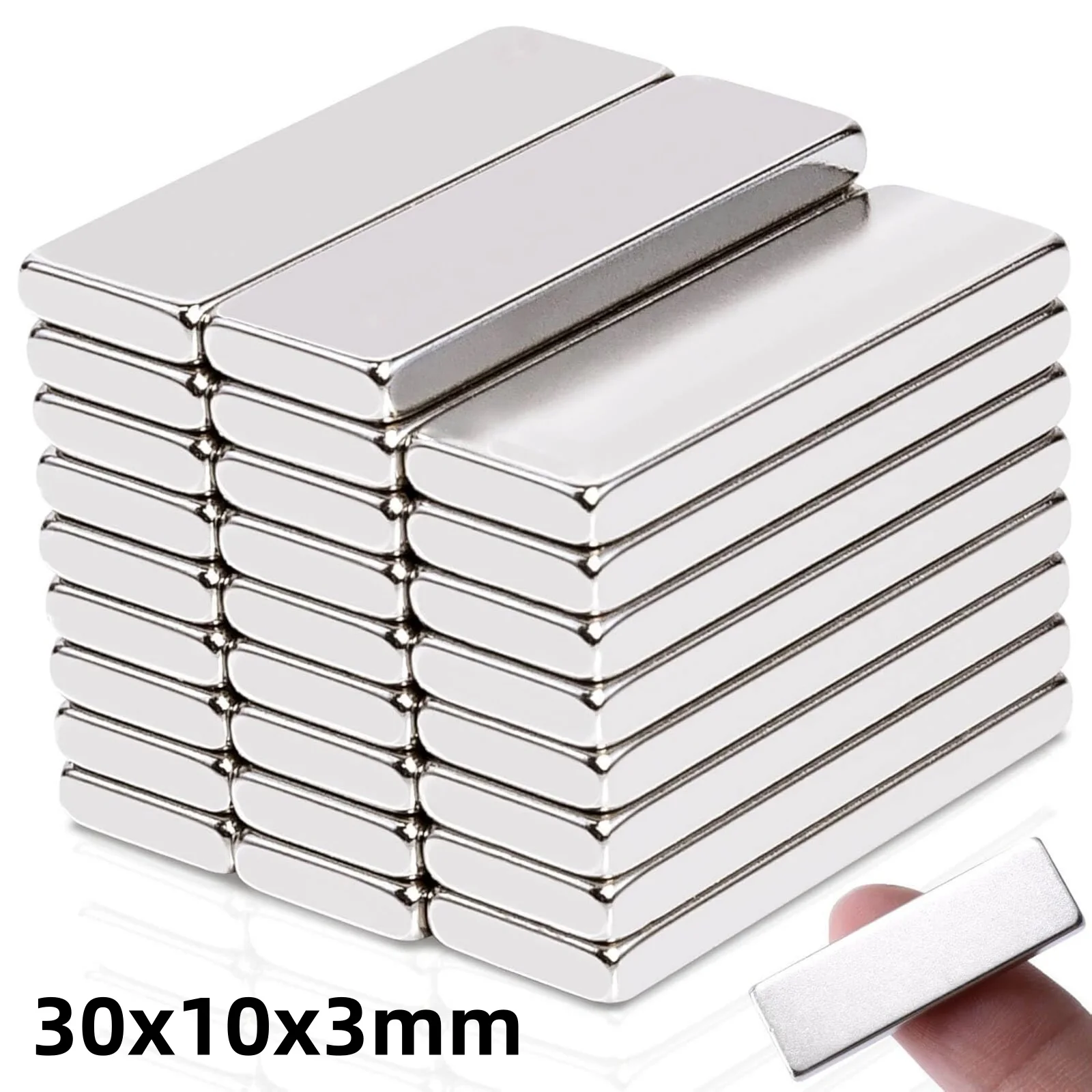 30x10x3mm Magnet Permanent Magnetic Imanes Block Powerful Magnets Refrigerator Magnets DIY Office Whiteboard Workshop
