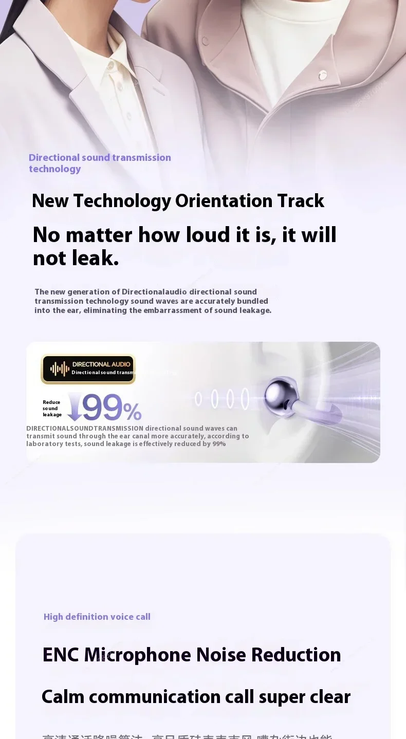 Wireless Bluetooth Earphones Clip-on Q71 Earphone High Sound for Xiaomi Earbuds Led Display Headphones Music Sports Headset