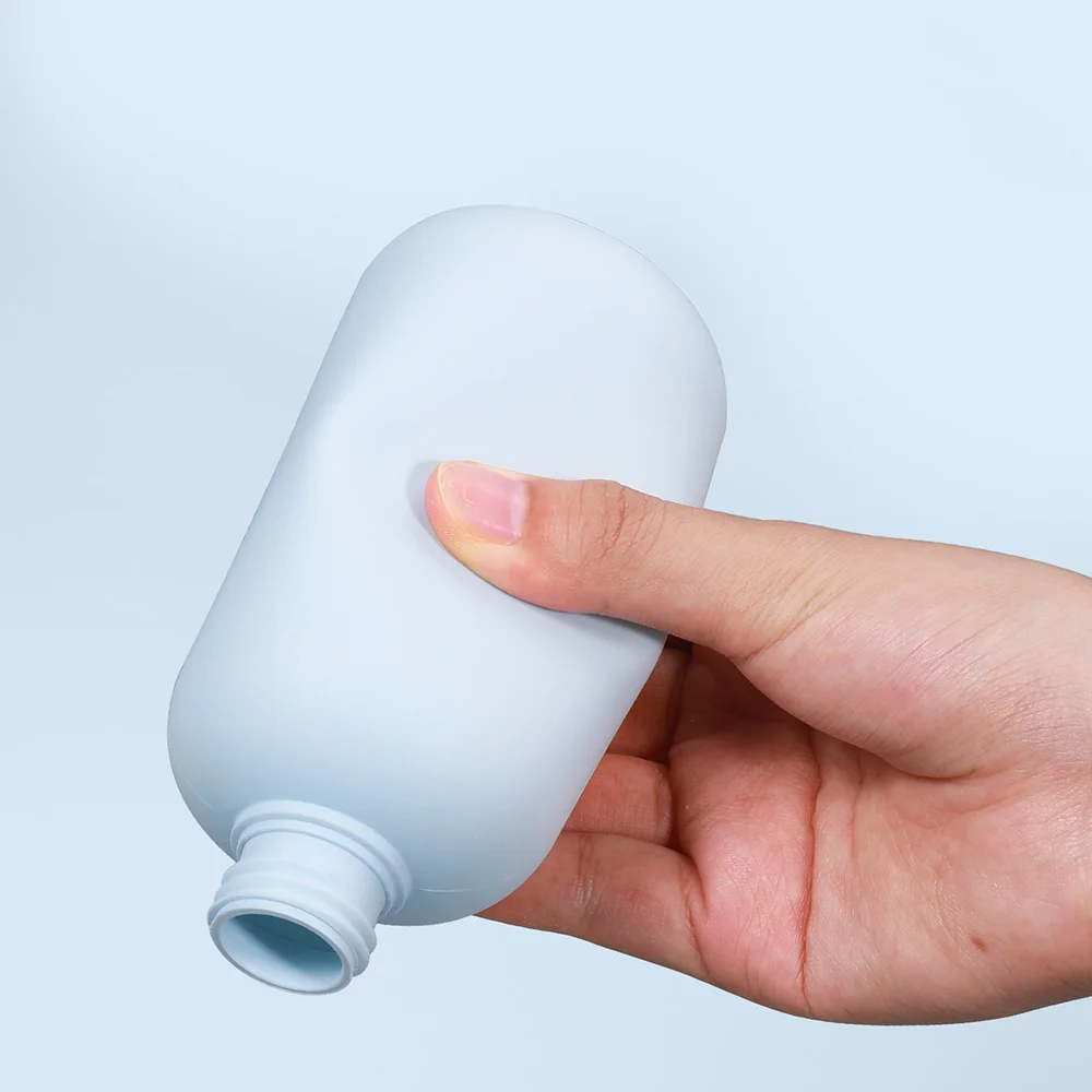3pcs 100ml/200ml Plastic Travel Shampoo Bottles Clear Blue Shampoo Lotion Shower Gel Foam Pump Bottles