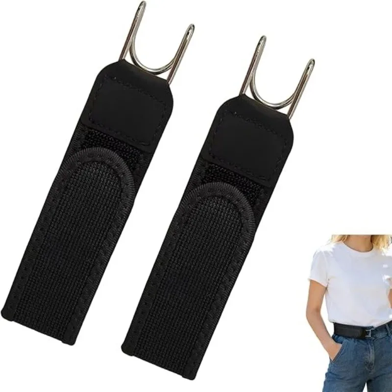 1/2pcs Tactical Hook Elastic Waistband, Buckle Free Invisible Waist Closure, Suitable for Hunting, Fishing, Camping