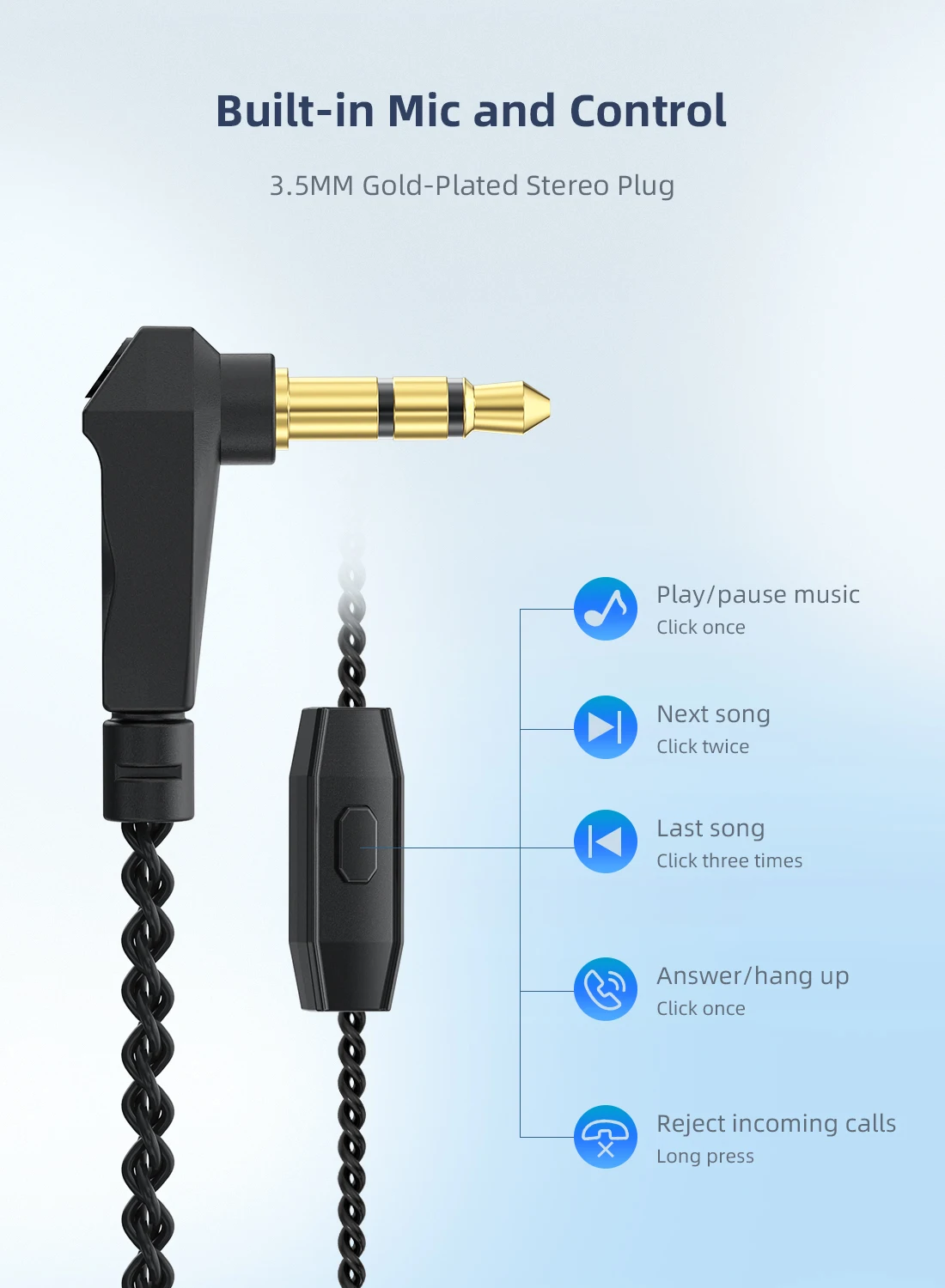 CCZ BC02 Dynamic Driver HiFi IEM With 10MM Carbon Nano Tube Diaphragm In Ear Earphones Bass Wired Headphones Monitor Headset