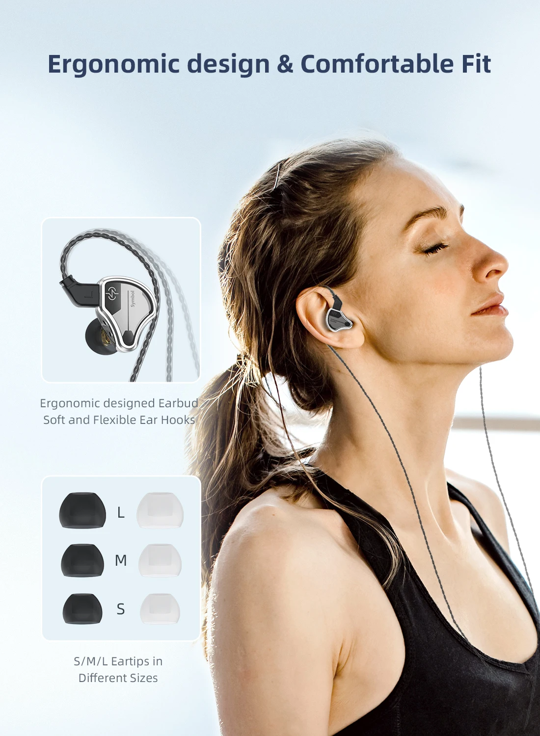 CCZ BC02 Dynamic Driver HiFi IEM With 10MM Carbon Nano Tube Diaphragm In Ear Earphones Bass Wired Headphones Monitor Headset