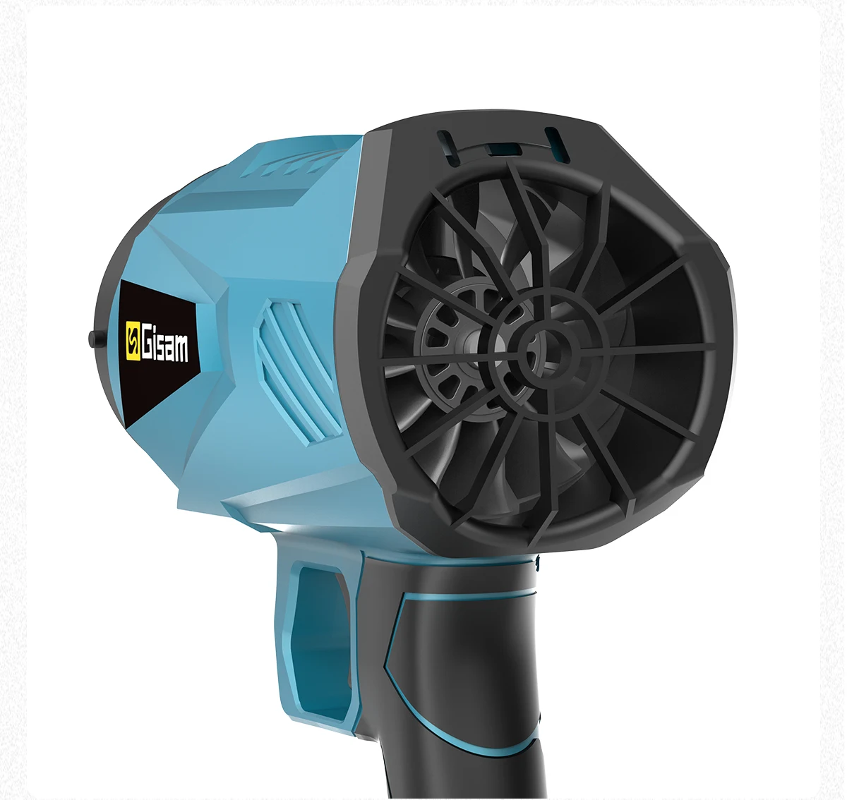 Gisam Brushless Electric Turbo Fan Cordless Leaf Air Blower Turbo Jet Fan Handheld Dust Blowing Tool For Makita 18V Battery Pin