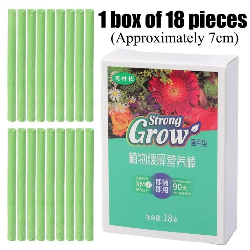 18/200x Plants Nutrition Stick Healthy Growth Nitrogen Phosphorus Potassium Plant Vegetables Flowers Compound Fertilizer Stick