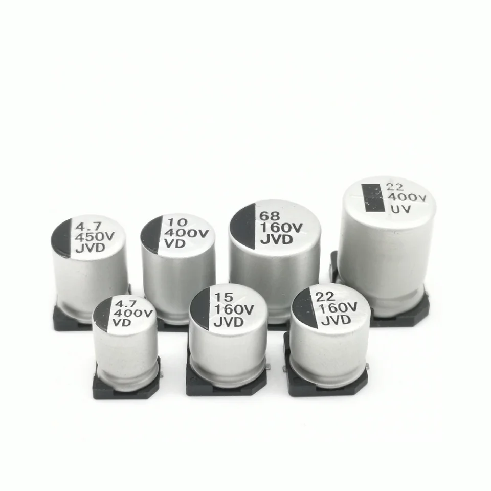 20PCS/lot SMD Aluminum Electrolytic Capacitor 10V 16V 25V 35V 50V 1UF 2.2UF 4.7UF 10UF 22UF 47UF 100UF 220UF 330UF 470UF 1000UF