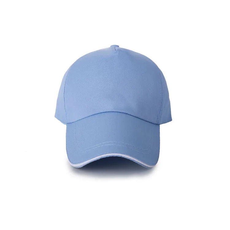 Customized Printed Logo Trendy 5-Piece Cotton Baseball Caps Men's Outdoor Activities Duck Tongue Cap Women's Fashion Trend Hats