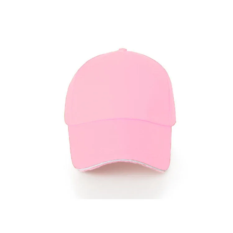 Customized Printed Logo Trendy 5-Piece Cotton Baseball Caps Men's Outdoor Activities Duck Tongue Cap Women's Fashion Trend Hats