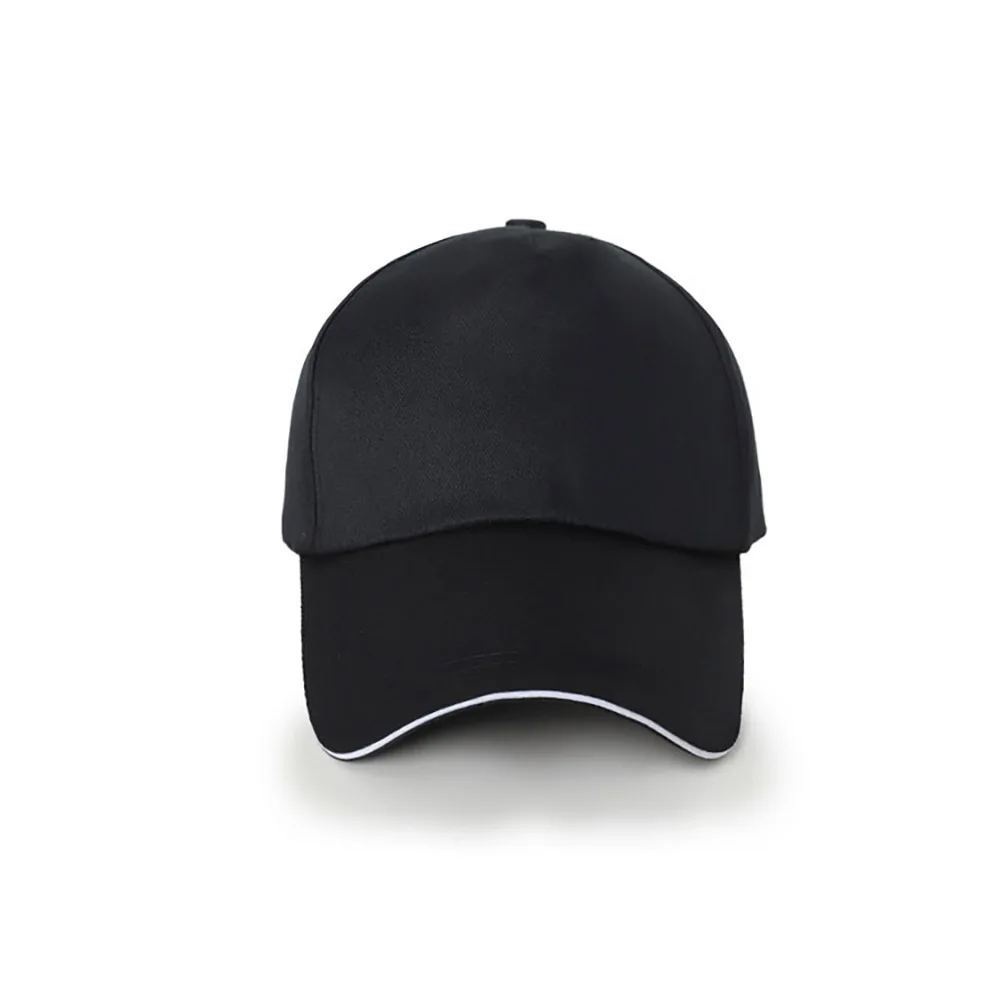 Customized Printed Logo Trendy 5-Piece Cotton Baseball Caps Men's Outdoor Activities Duck Tongue Cap Women's Fashion Trend Hats