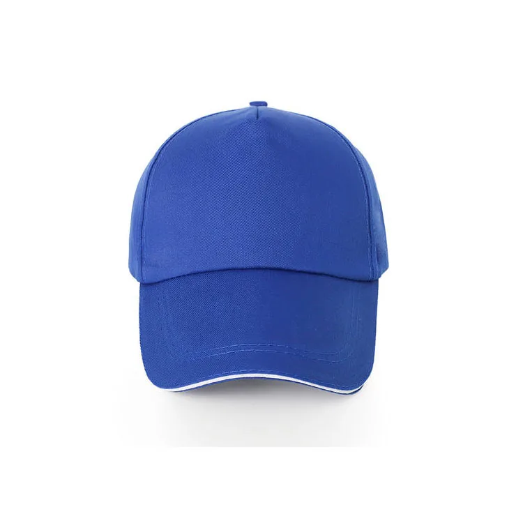 Customized Printed Logo Trendy 5-Piece Cotton Baseball Caps Men's Outdoor Activities Duck Tongue Cap Women's Fashion Trend Hats