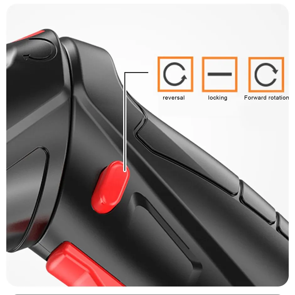 Protable 3.6V Electric Tool Set for Home Maintenance, Over 300mAh Lithium Battery, Mini Drill, Cordless Screwdriver for Home Use