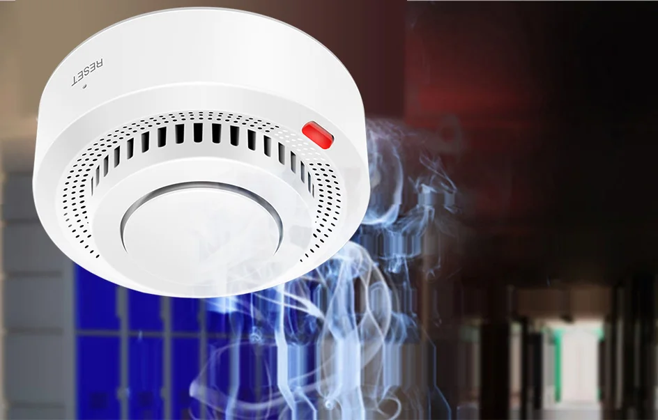 6Pack Tuya WiFi Smart Smoke Sensor Smartlife APP Control Smoke Alarm 85dB On Site Alarm Supports Alexa & Google Assistant