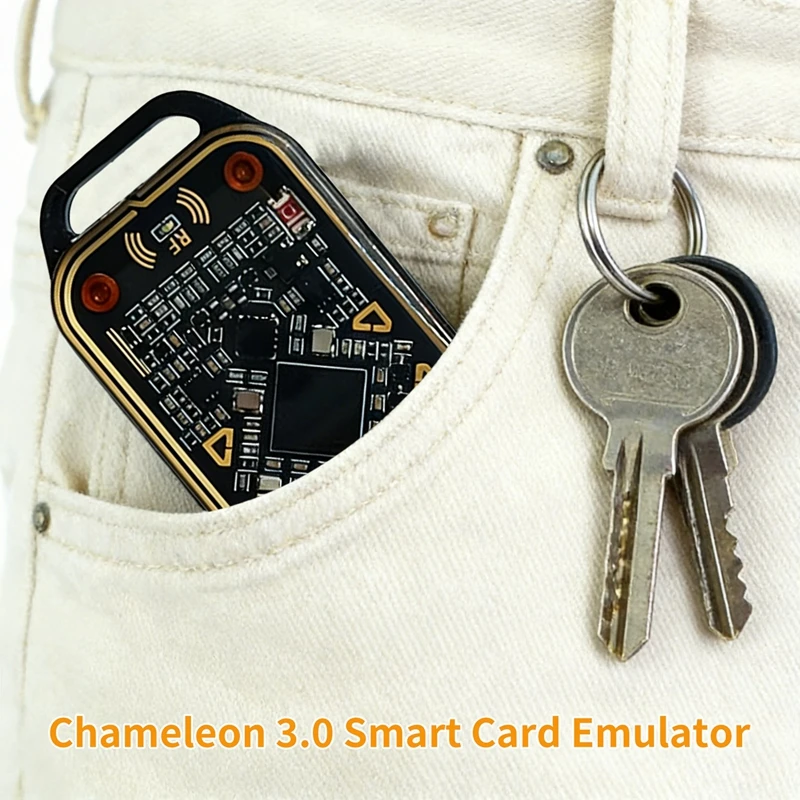 New Chameleon Ultra V3.0 All-in-One RFID NFC Card Copier Reader Writer 125KHz 13.56MHz with Keychains