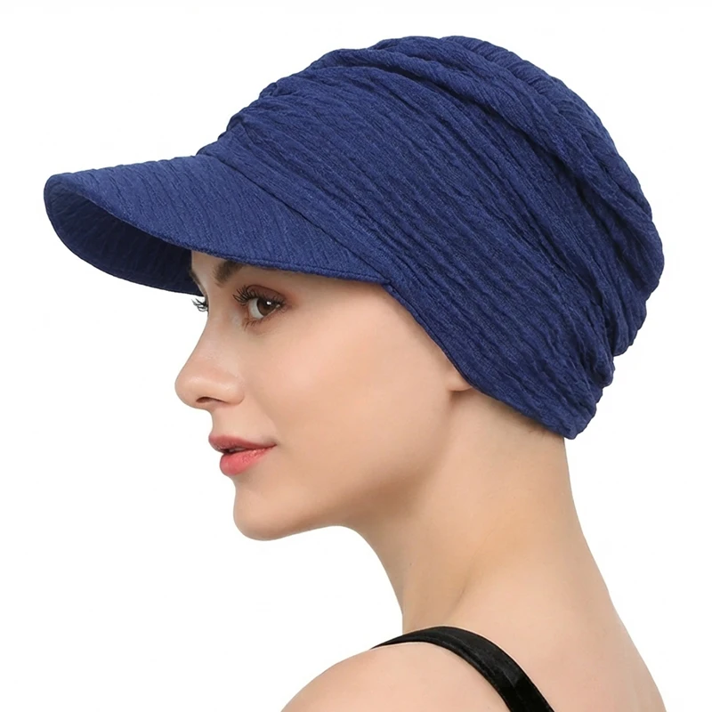 New Fashion Baseball Hijab Cap For Women Bonnet Voile Muslim Sun Hat Scarf Wrap Baseball Caps Trendy Bandana Hijab Bonnet Turban