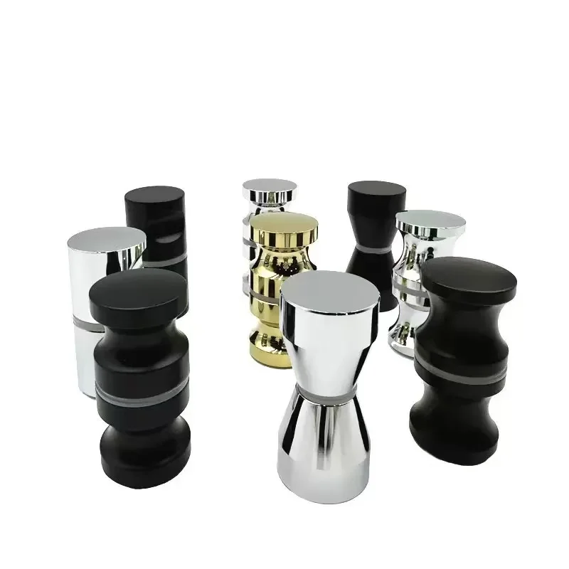 Stylish Shower Glass Door Handle,Sliding Shower Doors Knob,Double Sided Pull Hardware Replacement Parts for Bathroom Glass Doors