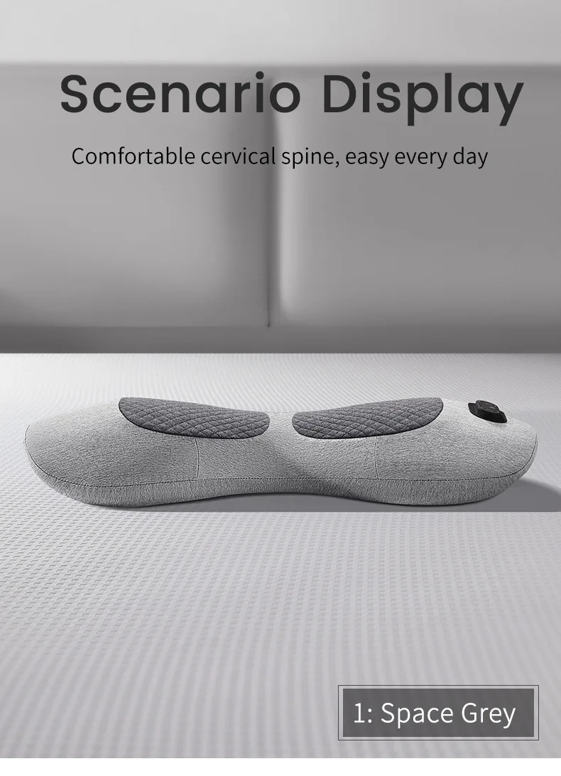 3 in 1 Back Pillow Bed Sleeping Waist Protection Pad Lying Flat Waist Relief Waist Support Heating Vibrating Electric Massage
