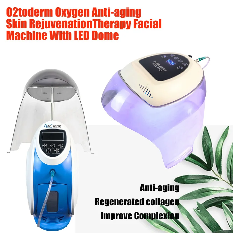 Slyric O2 to Derm Oxygen Dome Facial Therapy Machine for Skin Rejuvenation