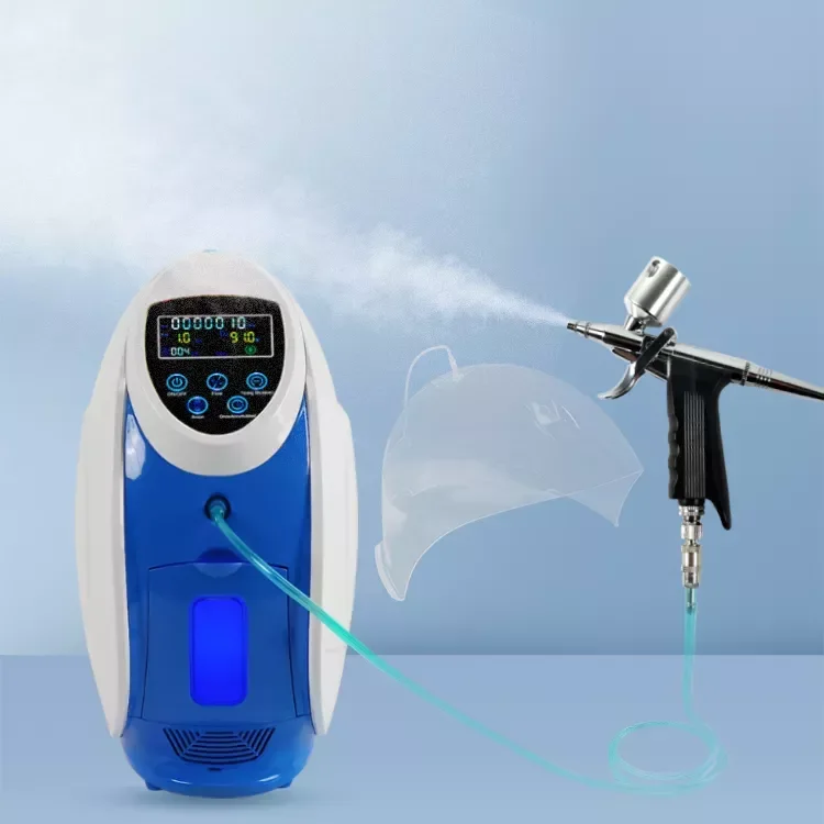 Slyric O2 to Derm Oxygen Dome Facial Therapy Machine for Skin Rejuvenation