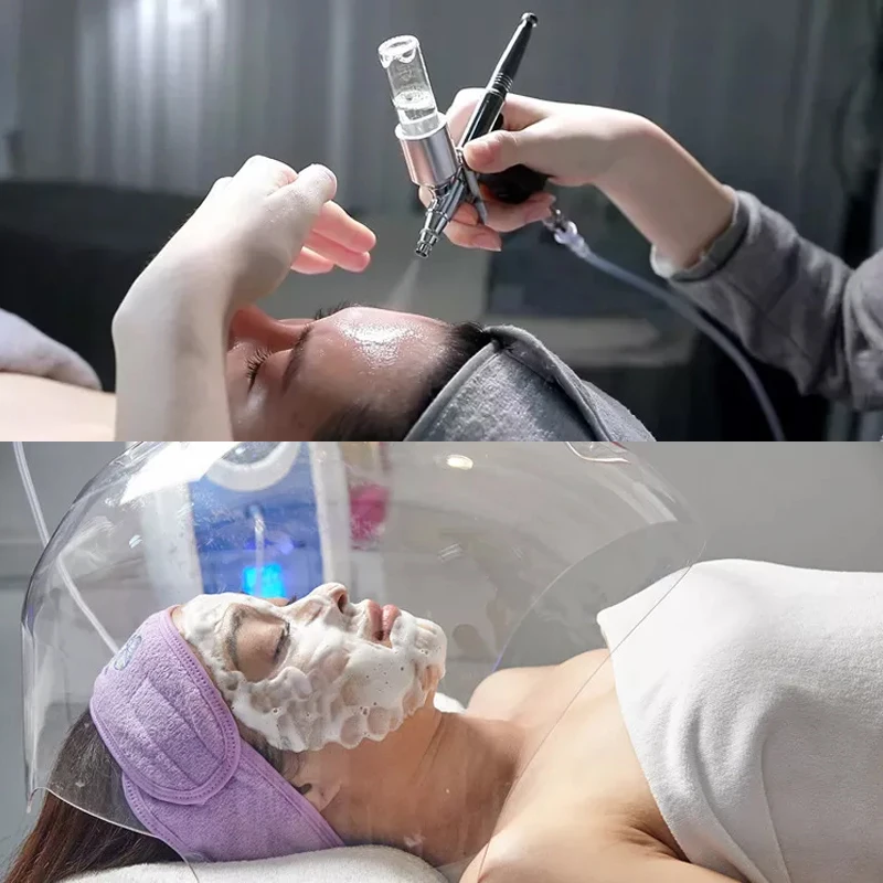 Slyric O2 to Derm Oxygen Dome Facial Therapy Machine for Skin Rejuvenation