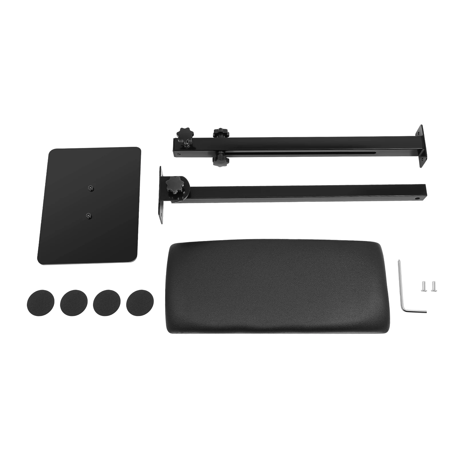 Adjustable Armrest Stand for Tattoo Salon with PU Soft Pad, Aluminum Alloy Base Beauty Studio Portable Hand Arm Rest Holder