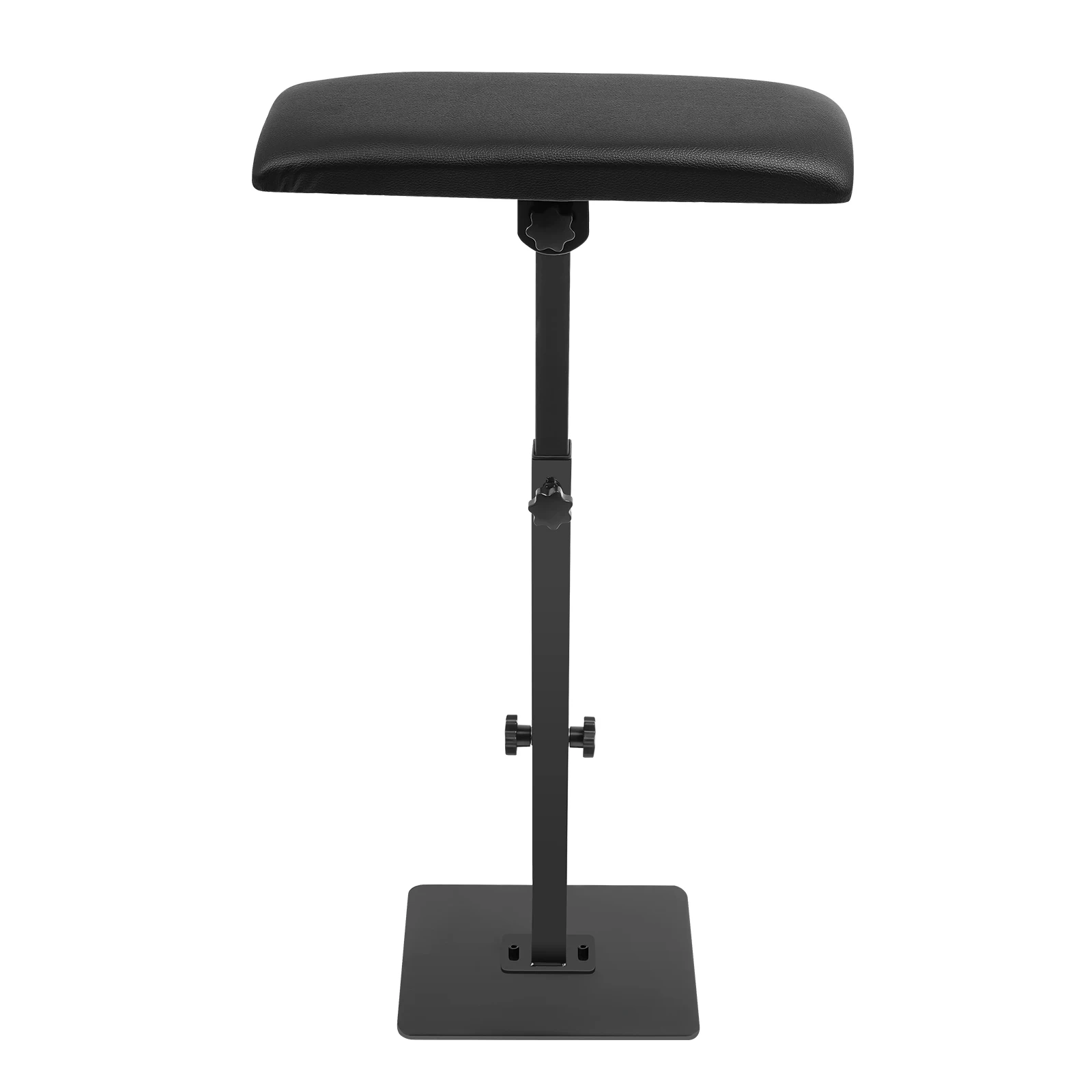Adjustable Armrest Stand for Tattoo Salon with PU Soft Pad, Aluminum Alloy Base Beauty Studio Portable Hand Arm Rest Holder