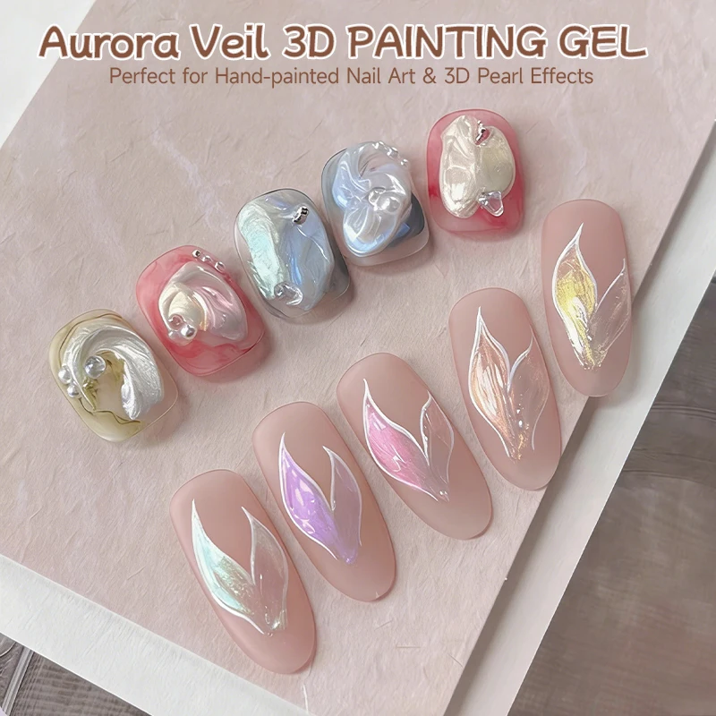 UR SUGAR 9 Colors Patting Painting Gel Nail Polish 4 In 1 Transfer French Design UV LED Soak Off Gel Varnish Gradient Pat Gel