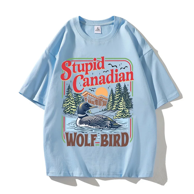 Stupid Canadian Wolf Bird Comfort Colors Shirt Heated Rivalry Inspired Cotton Shirt Team Hollander Ilya Rozanov Tees