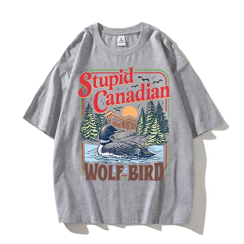 Stupid Canadian Wolf Bird Comfort Colors Shirt Heated Rivalry Inspired Cotton Shirt Team Hollander Ilya Rozanov Tees