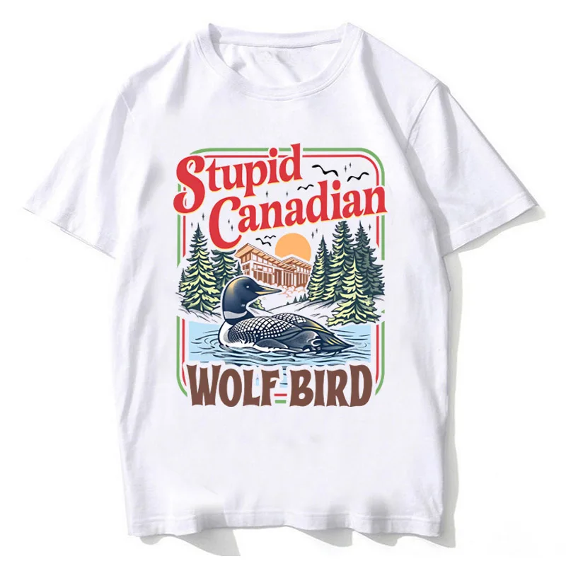 Stupid Canadian Wolf Bird Comfort Colors Shirt Heated Rivalry Inspired Cotton Shirt Team Hollander Ilya Rozanov Tees