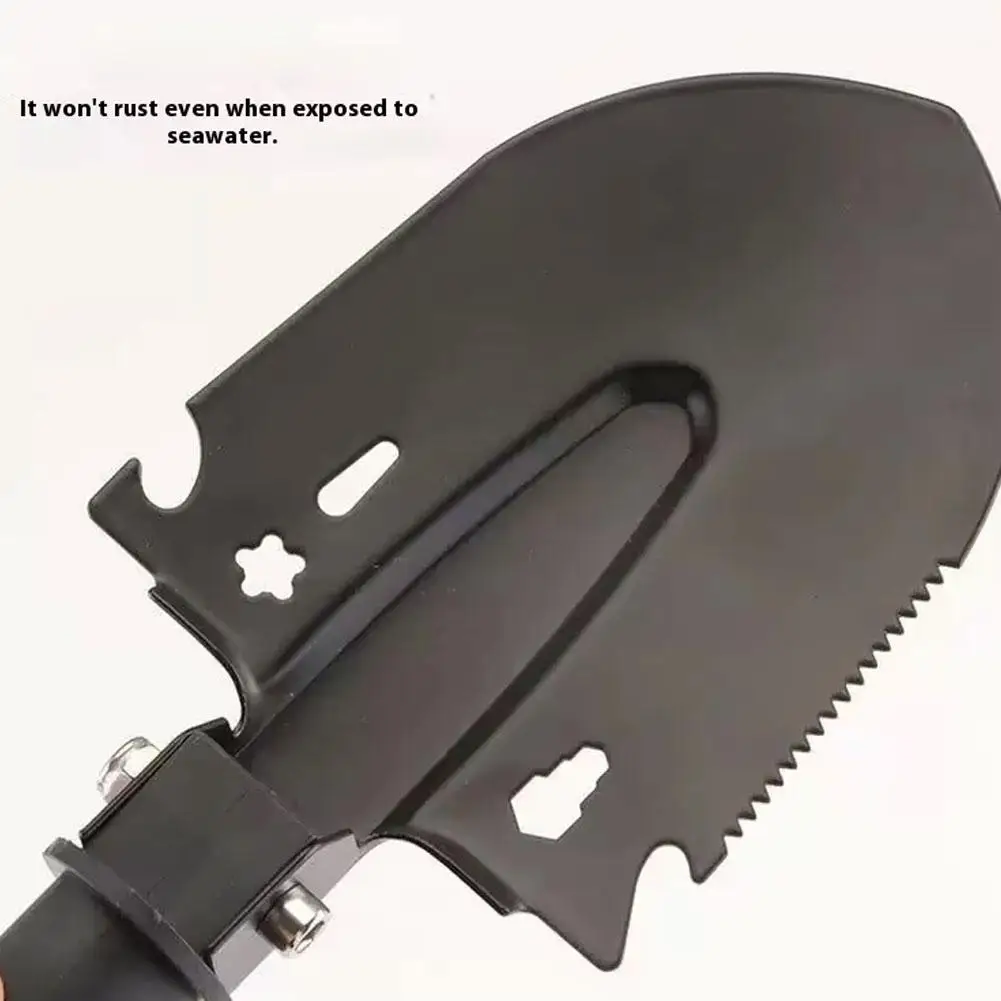 Survival Shovel Multi-Tool, Portable Engineer Shovel for Disaster Recovery,Car Emergency,Camping,Digging,and Gardening