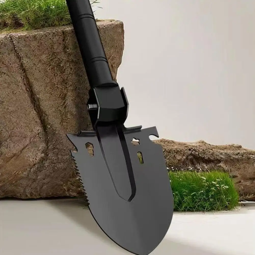 Survival Shovel Multi-Tool, Portable Engineer Shovel for Disaster Recovery,Car Emergency,Camping,Digging,and Gardening