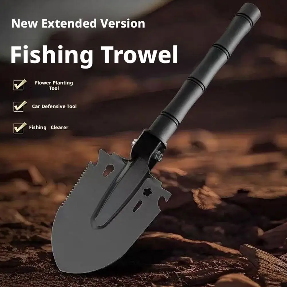 Survival Shovel Multi-Tool, Portable Engineer Shovel for Disaster Recovery,Car Emergency,Camping,Digging,and Gardening