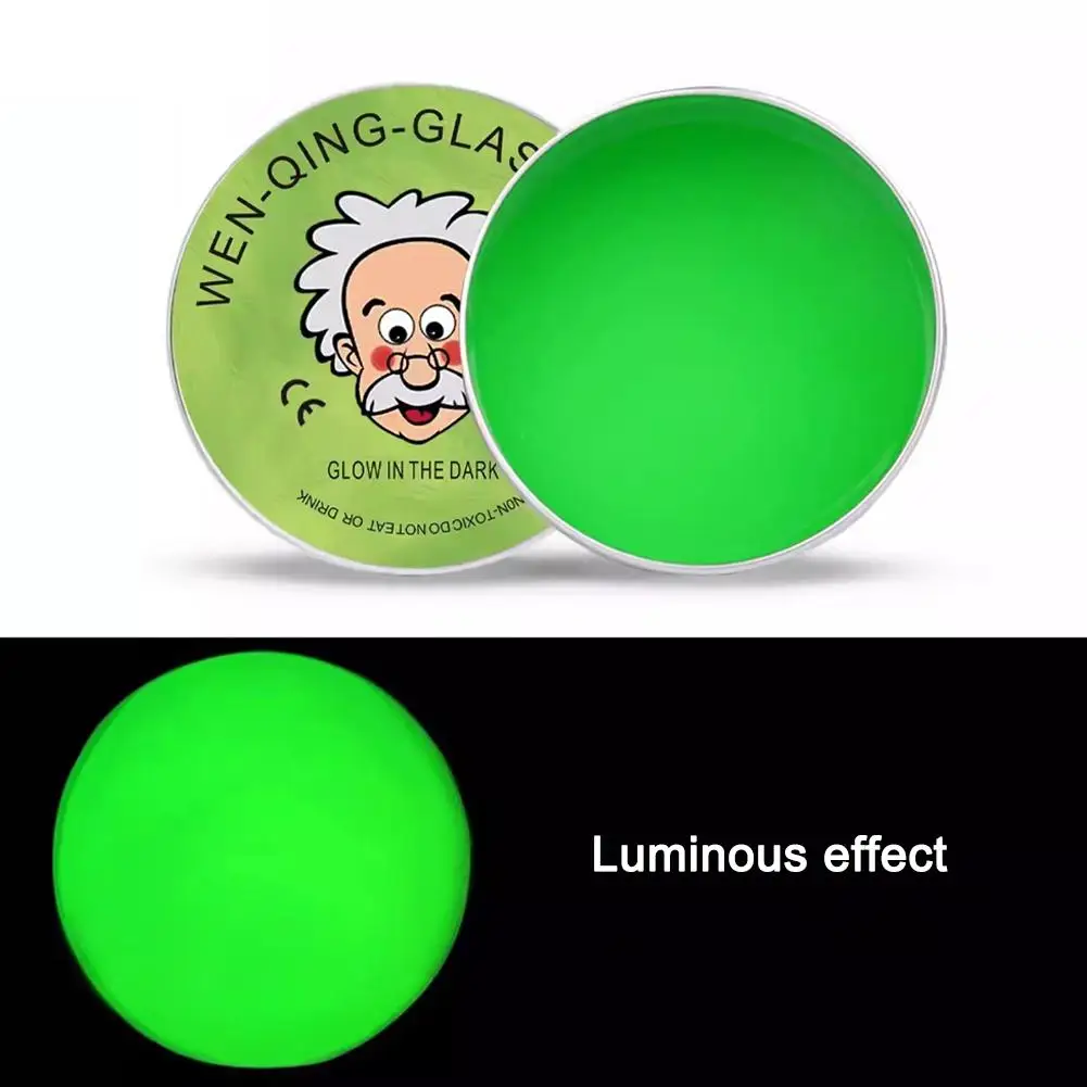 Lab Putty Crystal Clear Glass (1 Pack) Best Thinking Smart Crazy Stress Putty with Tin, Sensory & Bouncing Toy Children Gifts