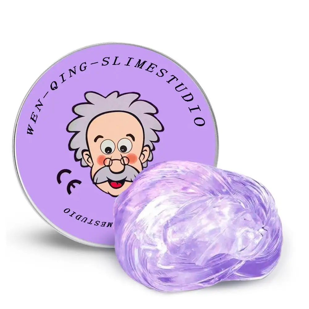 Lab Putty Crystal Clear Glass (1 Pack) Best Thinking Smart Crazy Stress Putty with Tin, Sensory & Bouncing Toy Children Gifts