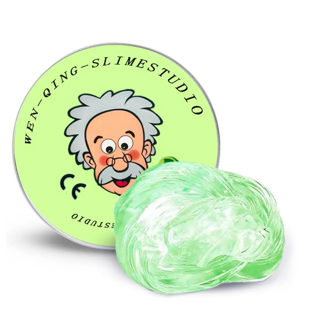 Lab Putty Crystal Clear Glass (1 Pack) Best Thinking Smart Crazy Stress Putty with Tin, Sensory & Bouncing Toy Children Gifts