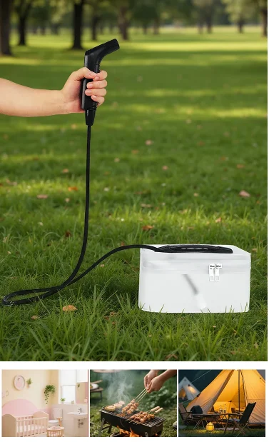 Portable Electric Bidet Sprayer Handheld with 2-Level Pressure Adjustment Rechargeable Personal Hygiene for Travel