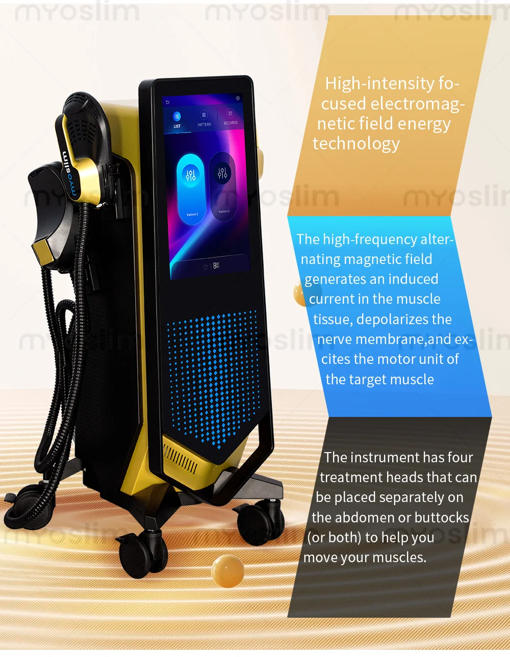 8500W MYO Slim EMS Body Sculpt Machine Muscle Stimulation Burns Fat To Increase Muscle Firming Skin Lifting Shaping Slimming